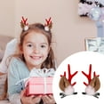 thumbnail image 1 of Deer Christmas Hair Clips Festive Holiday Party Headband Hair Accessories For Women And Girls, 1 of 8