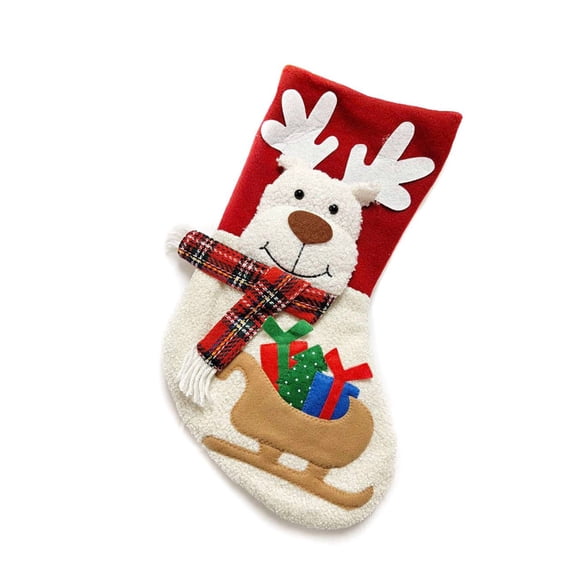 Deer Christmas Stocking F07M5-4 Deer