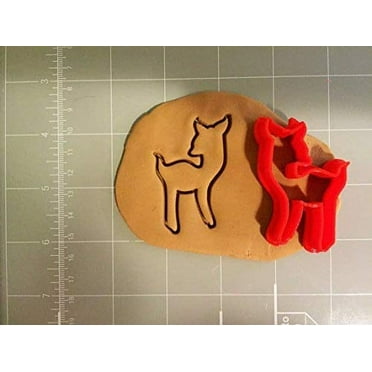 Deer Cookie Cutter (3 Inch)- Fast Shipping - Sharp Edges - Exceptional Quality