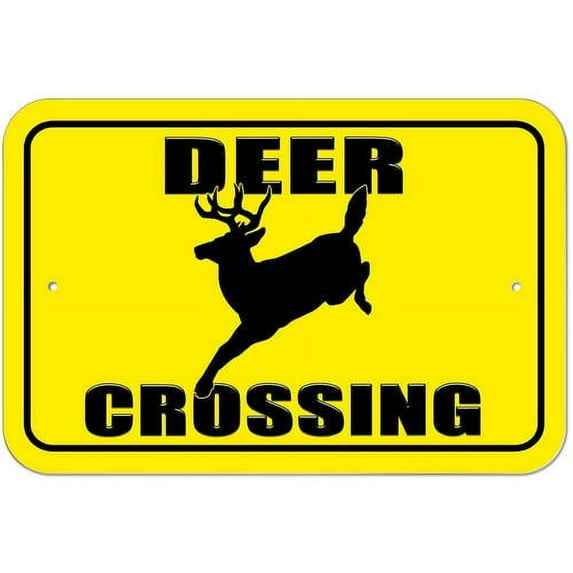 Deer Crossing Sign