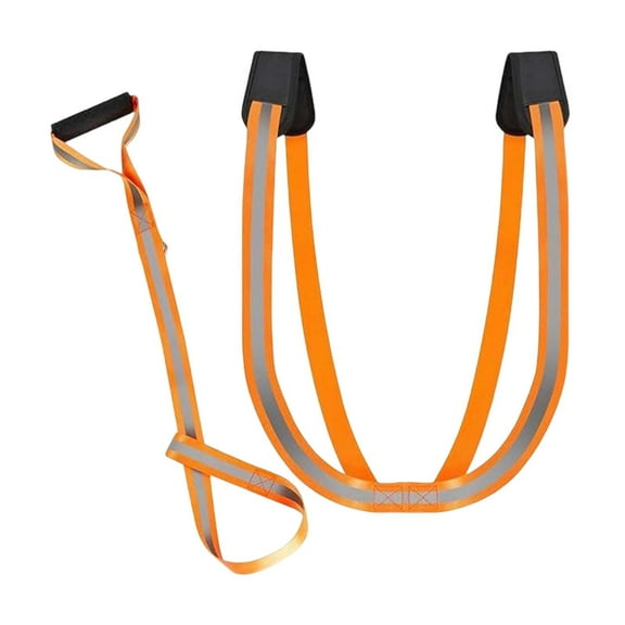 Outdoor Adventure Utility Harness and Heavy Duty Drag Rope for and Field Use