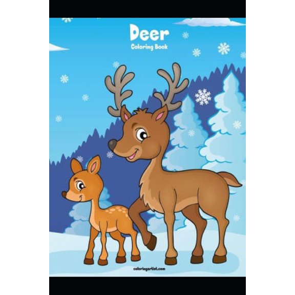 Deer Drawing book: Activity Book (Paperback)