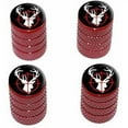 thumbnail image 1 of Deer Elk Buck Hunting Tire Rim Wheel Aluminum Valve Stem Caps, Multiple Colors, 1 of 1