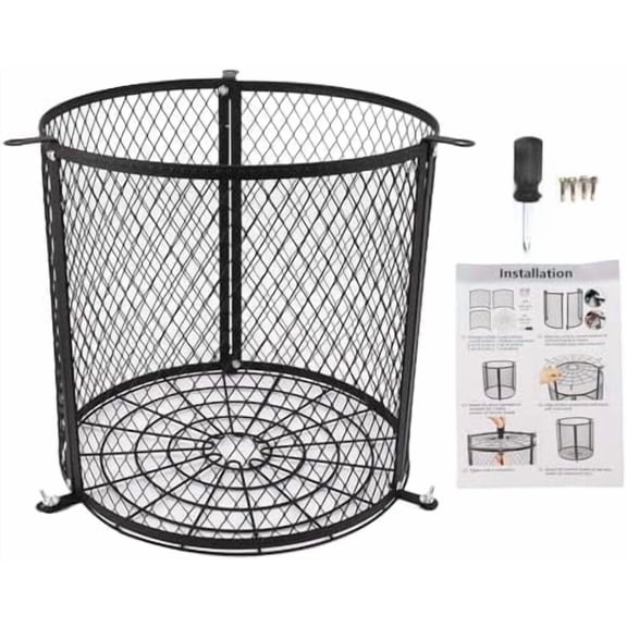 Deer Feeder Varmint Guard, 12.3 x 11.8 Varmint Cage, Protects Feed from Wildlife, Essential for Deer Management in Forest and Steppe Environments$$Other