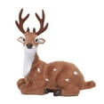 thumbnail image 1 of Deer Figurines Toys Decor 4.4"x4.5"x1.9", Cute Fawn Doe Christmas Home Decor Resin Ornament Cake Topper Party Desktop Decoration for Birthday Wedding Anniversary, 1 of 9