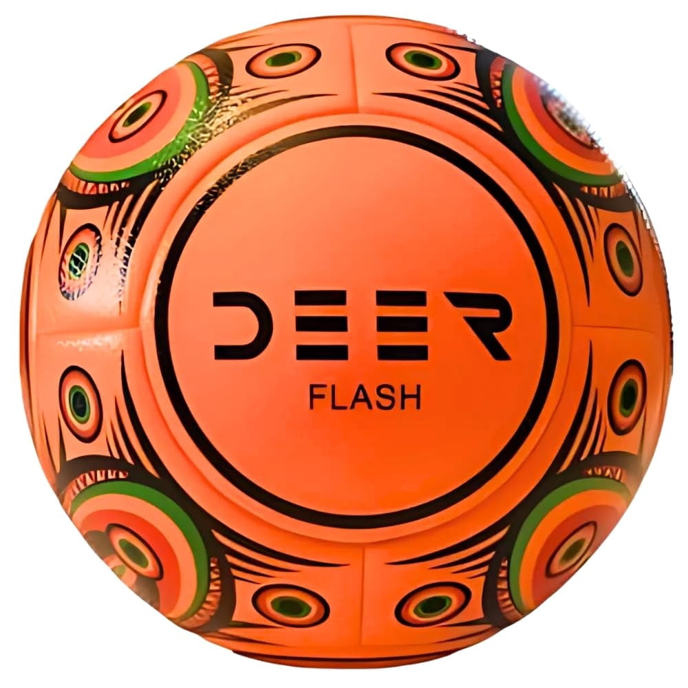 Deer Flash Soccer Ball – for Club, Training, Match Performance,Indoor & Outdoor Soccer,Suitable for Grass & Astro | 14 Panel, Fabric Wrapped Rubber Bladder | Size 5 for Youth & Adult Soccer Players |