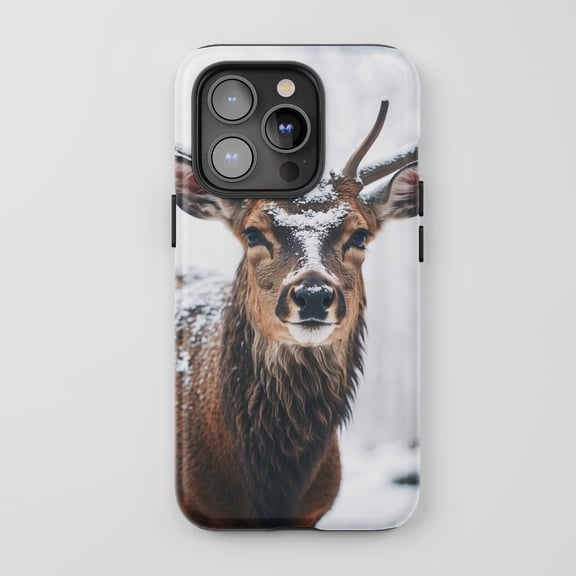 Deer For All iPhone Series Tough Phone Case Winter Nature