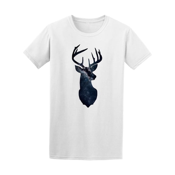 Deer Galaxy Nebula T-Shirt Men -Image by Shutterstock, Male Small