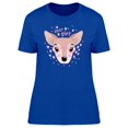thumbnail image 1 of Deer Girl Cute Cartoon T-Shirt Women -Image by Shutterstock, Female x-Large, 1 of 2