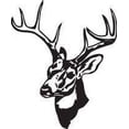 thumbnail image 1 of Deer Head Animal Picture Art 20"X20" - Peel & Stick Vinyl Wall Decal Sticker, 1 of 2