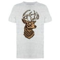thumbnail image 1 of Deer Head Design T-Shirt Men -Image by Shutterstock, Male x-Large, 1 of 2