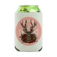 thumbnail image 1 of Deer Head Floral Can Cooler - Drink Sleeve Hugger Collapsible Insulator - Beverage Insulated Holder, 1 of 3