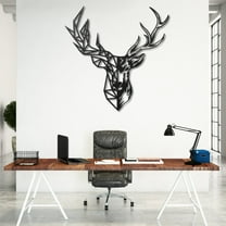 Deer Head Metal Wall Art