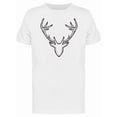 thumbnail image 1 of Deer Head Sketch Silhouette Tee Men's -Image by Shutterstock, 1 of 2