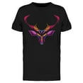 thumbnail image 1 of Deer Head W/neon Colors T-Shirt Men -Image by Shutterstock, Male 3X-Large, 1 of 2