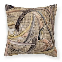 Deer Horns Fabric Decorative Pillow
