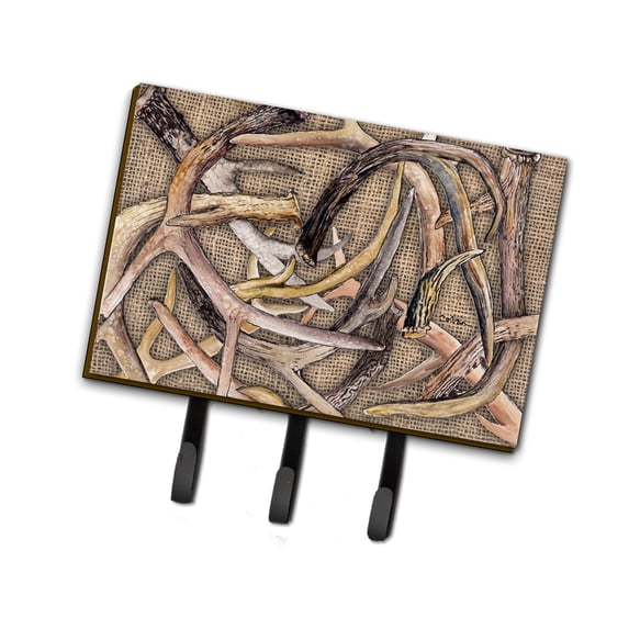 Deer Horns Leash or Key Holder