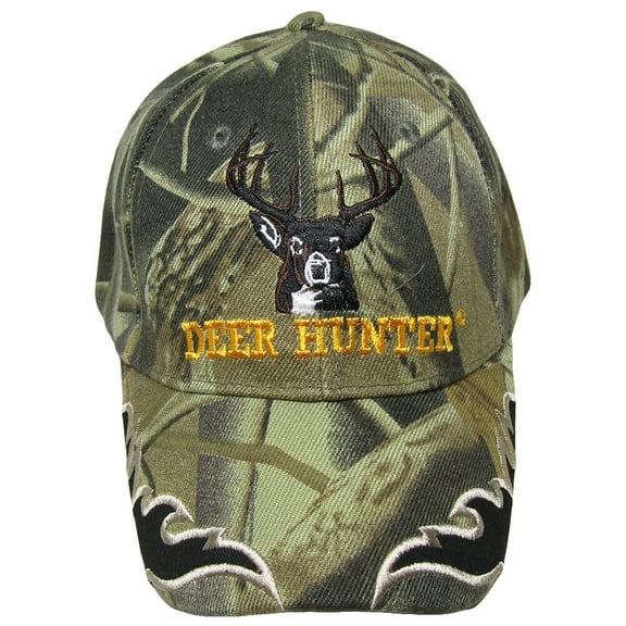 Deer Hunter Camouflage Camo Bill Embroidered REDNECK HUNTING Cap Hat