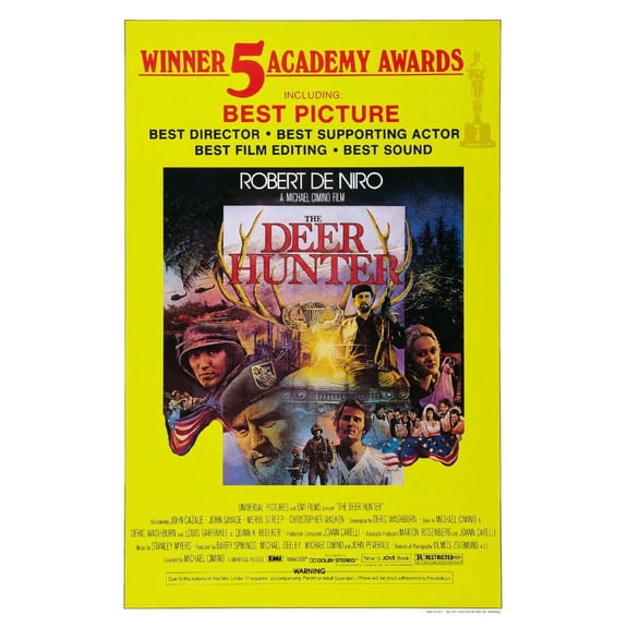 Deer Hunter Movie Poster 24x36 Entertainment Decor Art Poster 24x36 Unframed, Age: Adults, Rectangle Best Posters