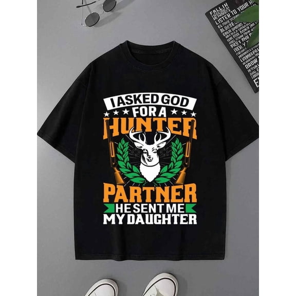 Greenink Deer Hunter Tee mens lovers 180G Cotton black Christmas y2k Original Unisex Shirt Printed tshirts Casual Unisex Shirt Graphic tshirts Funny Unisex Shirt Printe