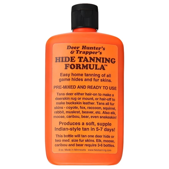 Deer Hunter's & Trapper's Hide & Fur Tanning Formula 8 oz.