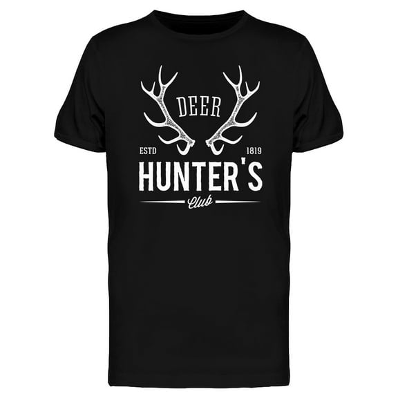 Deer Hunters Slogan T-Shirt Men -Image by Shutterstock, Male 3X-Large