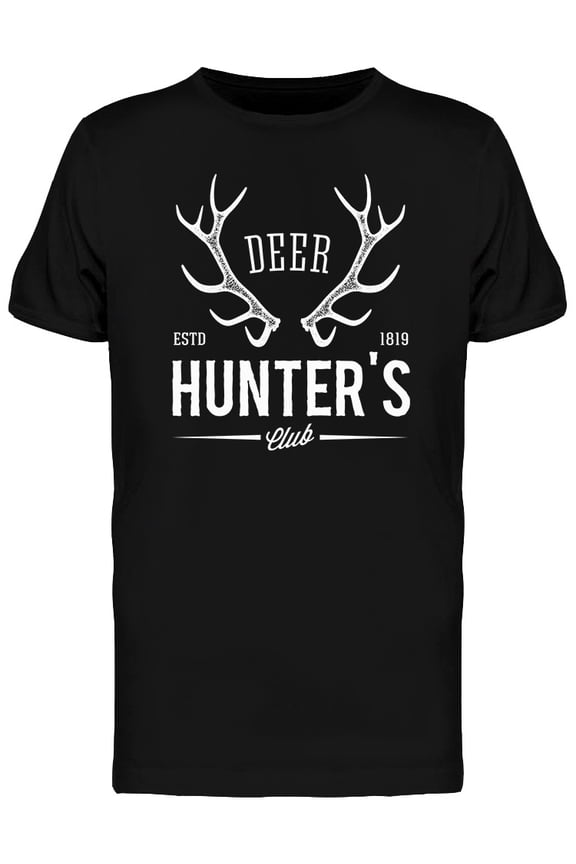 Deer Hunters Slogan T-Shirt Men -Image by Shutterstock, Male 3X-Large