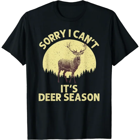 Deer Hunting Art Wildlife Hunter Deer Hunting Classic Design T-Shirt, Unisex T-Shirt