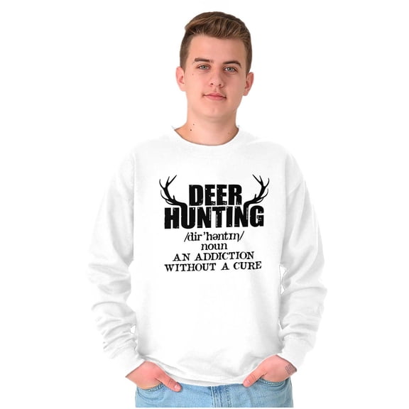Deer Hunting Definition Antlers Sweatshirt for Men or Women Brisco Brands X