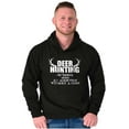 thumbnail image 1 of Deer Hunting Definition Antlers Unisex Plus Fleece Graphic Hoodie Brisco Brands 2X, 1 of 5
