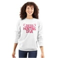 thumbnail image 1 of Deer Hunting Diva Antler Season Women Plus Size Crewneck Sweatshirt Brisco Brands 3X, 1 of 5