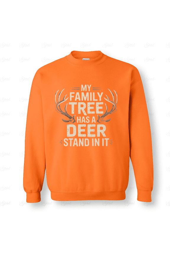 Deer Hunting Funny Family Gift for Dad Hunter Son Sweatshirt, for Men & Women, up to Size 5XL