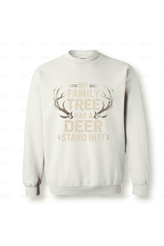 Deer Hunting Funny Family Gift for Dad Hunter Son Sweatshirt, for Men & Women, up to Size 5XL