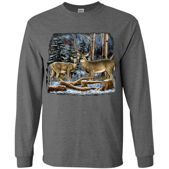 Deer Hunting Gear Gifts T-shirt Long Sleeve Mens