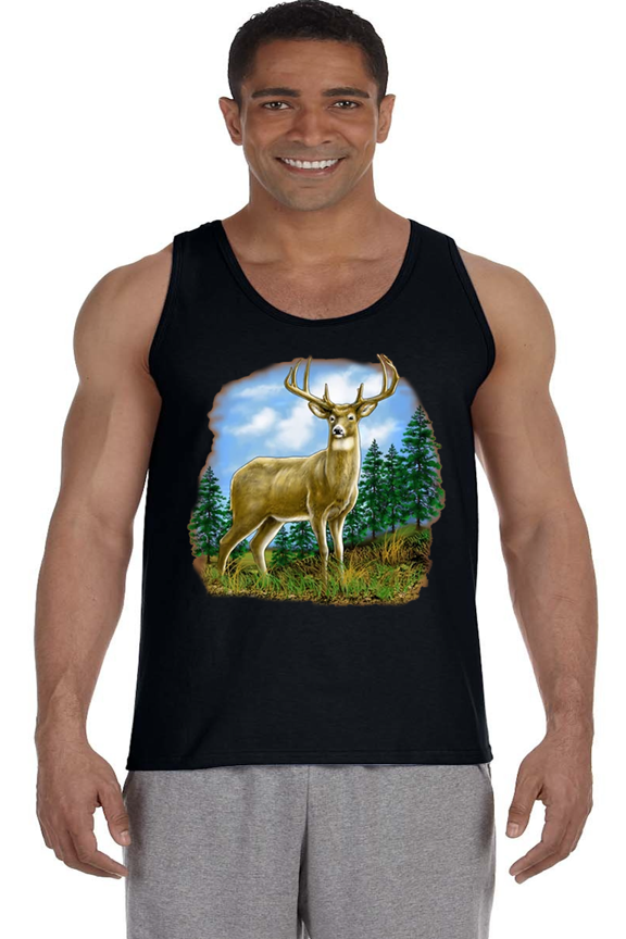 Deer Hunting Gear Tank Top Mens T-shirt Clothing Apparel Muscle Tee