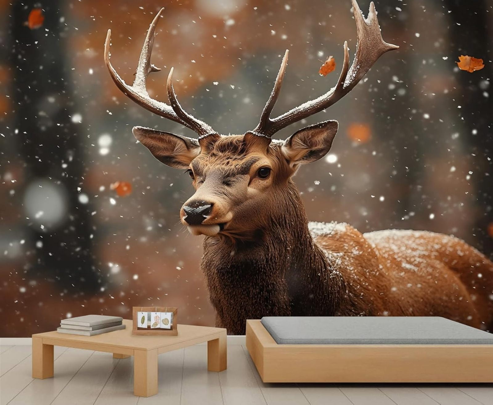 Deer Hunting Wall Mural - Elk Wildlife Murals, Christmas Large Wall ...
