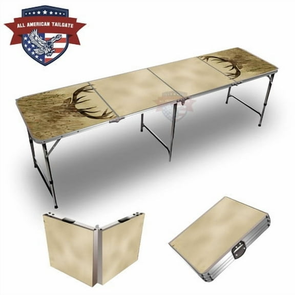 Deer In Grass 8ft Tailgate Tables