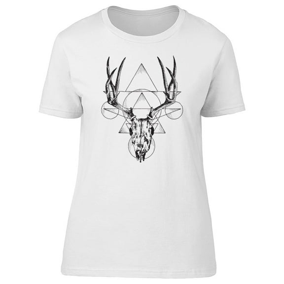 Deer In Hipster Art T-Shirt Men -Image by Shutterstock, Male Large