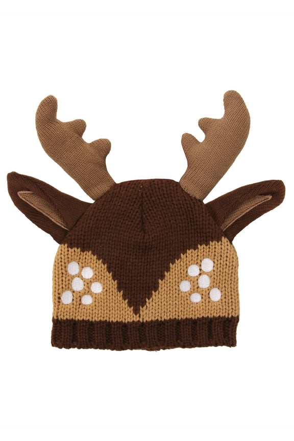 Deer Knit Stocking Cap