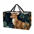 thumbnail image 1 of Deer Large Capacity Reusable Foldable Oxford Cloth Grocery Bags: Multifunctional Storage and Easter Basket, 1 of 7