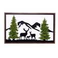 thumbnail image 1 of Deer Metal Art Moss Wall Decor, 1 of 7