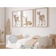 Deer Nursery Wall Art Print, Woodland Fawn Decor - Walmart.com