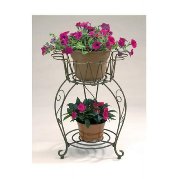 Deer Park D68 PL201X 20 In. Metal Round Planter