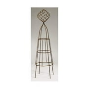 Deer Park D68 TO101X 45 In. H X 11 In. Diameter Firecracker With Ball Topiary