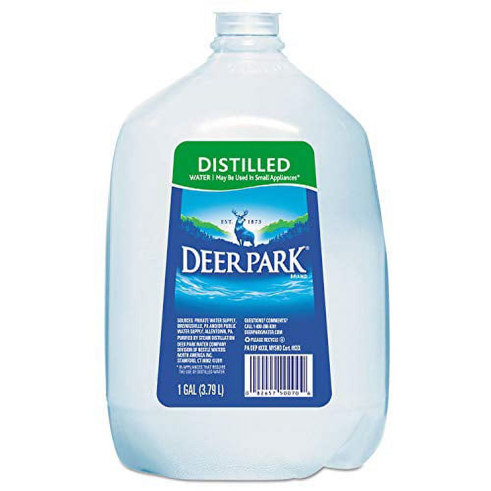 Deer Park Distilled Water 1 Gallon Jugs (Case Of 4 Gallons)