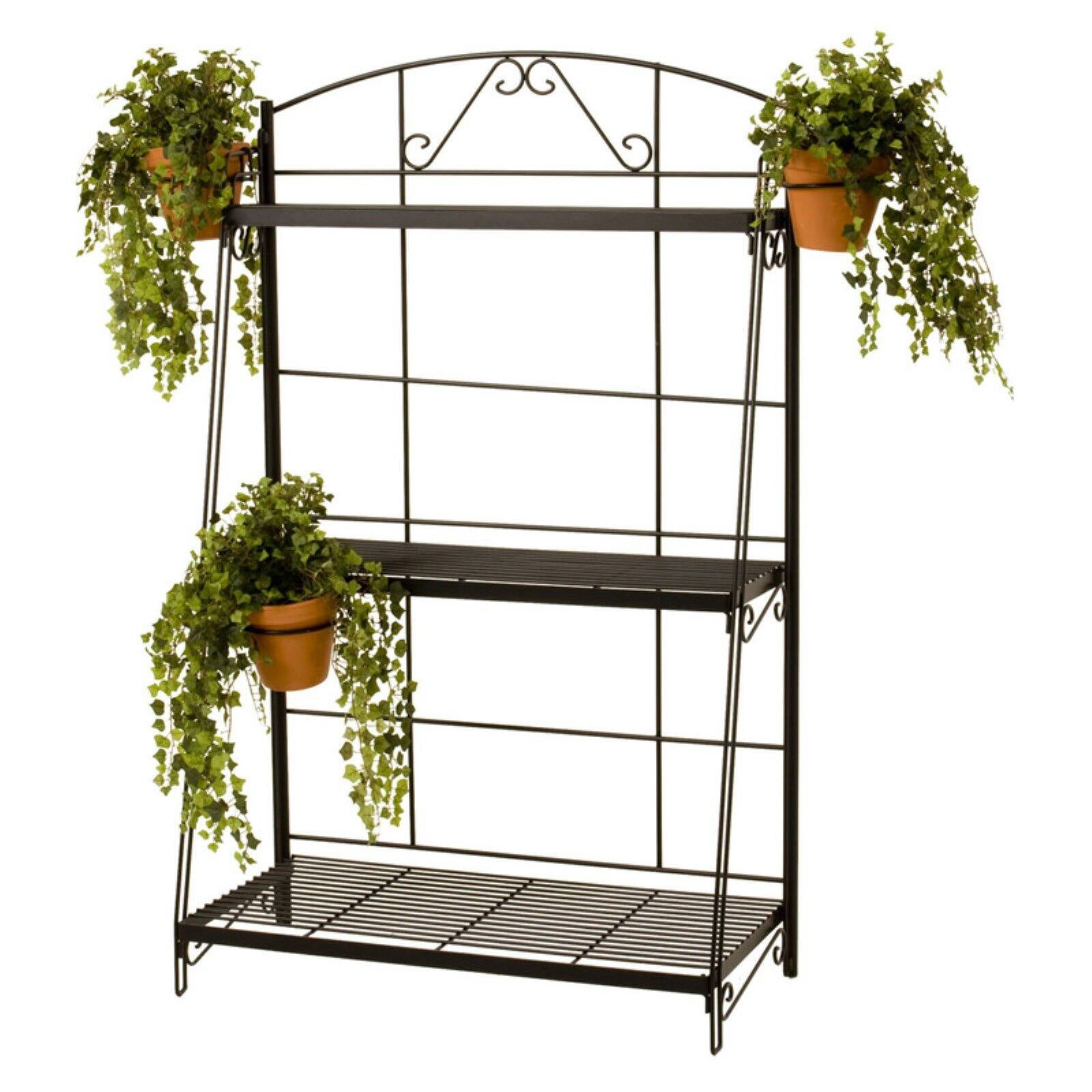 Deer Park Ironworks Classic 3 Shelf Plant Stand - Walmart.com