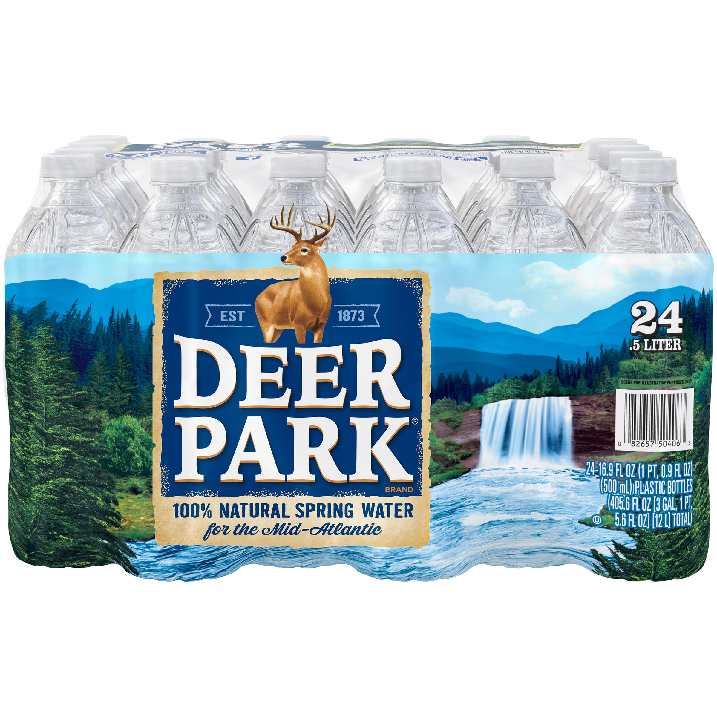 DEER PARK Brand 100% Natural Spring Water, 16.9-ounce plastic bottles (Pack of 24)