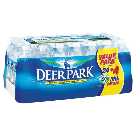 Deer Park Spring Water, 16.9 fl oz, 28-Pack Plastic Bottles