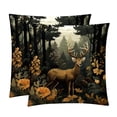 thumbnail image 1 of Deer Pillow Covers Sets - Decorative Pillows for Bed and Couch - Unique Patterns - Available in 16x16, 18x18, and 20x20 Inches - Set of 2 for Any Occasion, 1 of 6