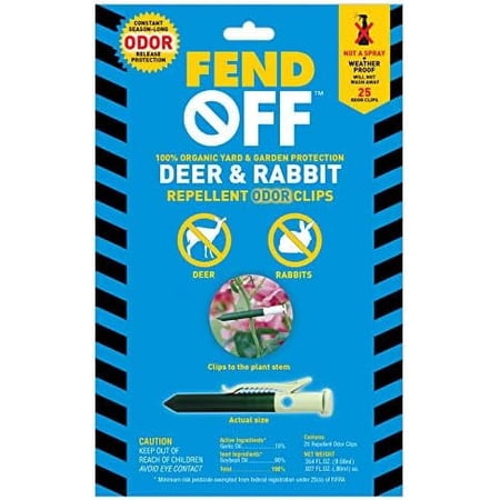 Deer/Rabbit Organic Odor Clips, 25pk
